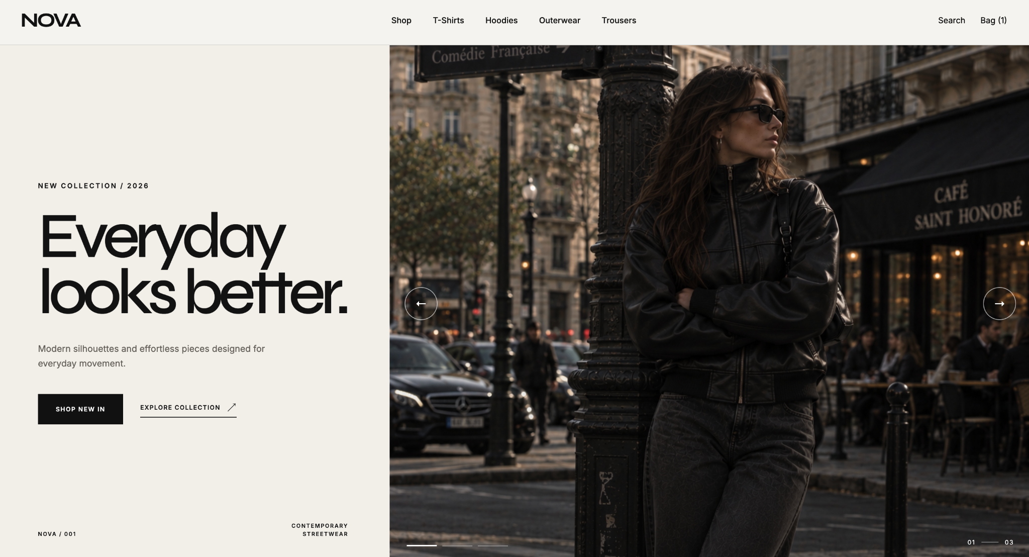 NOVA fashion online store